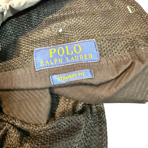 Polo Ralph Lauren Pants Mens 40x32 Gray Athletic Performance Tech Golf Chino - Picture 11 of 13